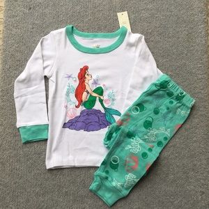 Disney's Size 3 Ariel 2  Pc. Pajamas